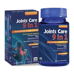 Viên Uống Glucosamine Faroson Joints Care 9in1 Mỹ - Hỗ Trợ Khớp, 1500mg, 30 Viên - Sức Khỏe Xương Khớp Tốt Nhất