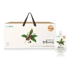 Nước Hồng Sâm Nho Khô Chunho Ncare - Giải Độc Gan, Thanh Lọc Cơ Thể, Hương Vị Ngọt Dịu, Hộp 30 Gói 80ml