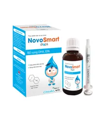 Siro Bổ Sung DHA EPA Novosmart Hương Cam Chanh - Phát Triển Não Bộ Toàn Diện Và Tăng Cường Thị Lực 20ml Cho Trẻ Nhỏ
