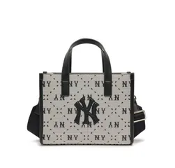 Túi Xách MLB Big Diamond Monogram Jacquard New York Yankees - Tote Bag Nhỏ Thời Trang, Dây Đeo Điều Chỉnh, Kiểu Dáng Thanh Lịch