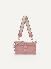 Blush PEDRO Studio Francoise Leather Shoulder Bag - PEDRO SG in