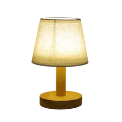 Đèn Ngủ Để Bàn Huta Light For Life G9 Vintage - Ánh Sáng Vàng Dịu Nhẹ, Chao Vải Lanh, Thiết Kế Thanh Lịch Làm Đẹpkhông Gian Phòng Ngủ