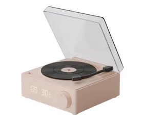 Loa Bluetooth Retro Giả Lập Đĩa Than Cổ X11 Kiêm Đồng Hồ Báo Thức - Âm Thanh Chất Lượng, Phong Cách Vintage ấn Tượng