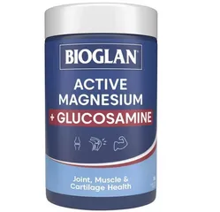 Viên uống Bioglan Active Magnesium+Glucosamine Úc - Hỗ trợ sức khỏe cơ bắp và xương khớp, 180 viên