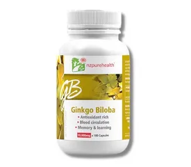 Viên Uống Hỗ Trợ Não Bộ Ginkgo Biloba 10.000mg NZPureHealth - Tăng Cường Trí Nhớ, Bảo Vệ Não Bộ Từ Chiết Xuất Lá Bạch Quả