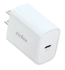 Củ Sạc Nhanh Mini 20W PD 3.0 zicBee MGA016 - Sạc Tốc Độ Cao cho Điện Thoại, iPad, Airpods, Apple Watch, Thiết Kế Gọn Nhẹ, USB-C
