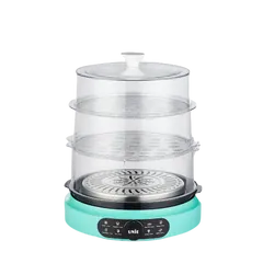 Nồi Hấp Đa Năng UNIE UE-680 15L - Nồi Hấp Điện 3 Tầng Chất Liệu Nhựa ABS An Toàn Bếp Gia Đình