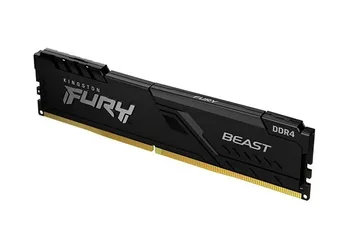 Ram Desktop Kingston Fury Beast 8GB DDR4 3200Mhz - Nâng Cấp Hiệu Suất PC, Tản Nhiệt Thông Minh, Tương Thích với Intel XMP