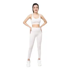 Bộ Đồ Tập Gym Nữ SL210513 - Áo Bra 3 Lớp Phối Quần Legging Cạp Cao Thời Trang Chất Liệu Co Giãn, Thấm Hút Mồ Hôi