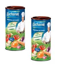 Combo 2 Hộp Hạt Nêm Rau Củ Hữu Cơ Cho Bé Kucharek - Gia Vị Tự Nhiên Đậm Đà, An Toàn Cho Mọi Món Ăn Của Trẻ Nhỏ