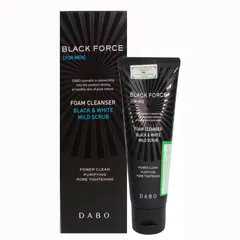 Sữa rửa mặt hỗ trợ ngừa mụn cho nam Dabo Black Force