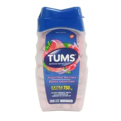 Viên Nhai Hỗ Trợ Tiêu Hóa Tums Extra Strength 750 - Giúp Trung Hòa Axit Dạ Dày, Cải Thiện Tình Trạng Ợ Nóng, Ợ Chua - Hộp 250 Viên