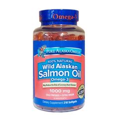 Viên dầu cá hồi Pure Alaska Omega Wild Alaskan Salmon Oil 1000mg
