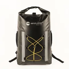 Balo leo núi dã ngoại chống nước Marjaqe - Balo thể thao PVC bền bỉ, dung tích 30L, tiện dụng cho chuyến đi du lịch hoặc dã ngoại