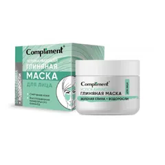 Mặt nạ đất sét xanh tảo biển Compliment Green Clay & Seaweed - Giúp làm sạch, cấp ẩm và làm dịu da cho mọi loại da, 50ml