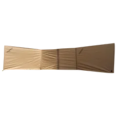 Tấm Chắn Gió Cắm Trại Kaki - Dễ Dàng Lắp Đặt, Tạo Không Gian Riêng Tư Ngoài Trời 600x120cm - Dụng Cụ Dã Ngoại Hoàn Hảo