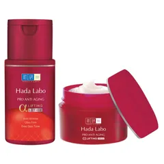 Bộ Đôi Hada Labo Chống Lão Hóa - Dung Dịch Dưỡng Da & Kem Lifting - Giúp Da Săn Chắc, Mờ Nếp Nhăn, Phù Hợp Mọi Loại Da