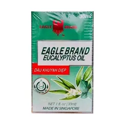 Dầu Khuynh Diệp Con Ó Eagle Brand Eucalyptus Oil 30ml - Giảm Nhức Đầu, Làm Ấm Cơ Thể, Hương Thơm Thư Giãn, Chăm Sóc Da