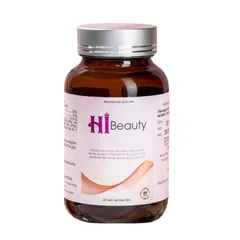 Viên uống làm da sáng mịn Hi Beauty - Hỗ trợ trắng da tự nhiên, mờ thâm & chống lão hóa - Lọ 30 viên bổ sung collagen