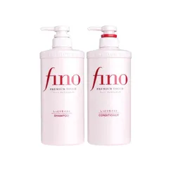Cặp Gội Xả Shiseido Fino Premium Touch 550ml - Phục Hồi Tóc Hư Tổn, Dưỡng Ẩm và Tăng Độ Bóng Mượt cho Tóc Yếu