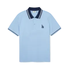 Áo Polo MLB Basic Collar Unisex Thiết Kế Đơn Giản Màu Xanh Dương - Thời Trang Thể Thao Năng Động Cho Mọi Người