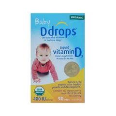 Baby Ddrops Vitamin D3 cho trẻ sơ sinh 90 giọt