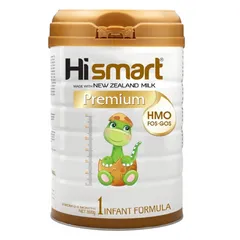 Sữa Hismart Premium 1 cho bé 0 – 6 tháng tuổi - Sữa bột giàu Canxi, DHA & Nucleotide hỗ trợ phát triển toàn diện