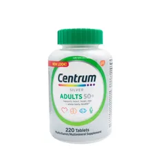 Viên Uống Vitamin Tổng Hợp Centrum Silver 50+ - 220 Viên, Dinh Dưỡng Hàng Ngày Cho Người Lớn Tuổi