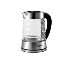 Ấm Thủy Tinh Đun Nước Siêu Tốc Seka SK2829T Có Đèn LED 2.2L, Tự Ngắt Khi Sôi, Xoay 360 Độ, Tiết Kiệm Điện, Dung Tích Lớn, Tiện Dụng Cho Gia Đình