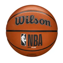 Bóng Rổ Wilson NBA DRV Plus Brown - Dụng Cụ Thể Thao Chất Liệu Cao Su - Bóng Chơi Sân Ngoài Trời, Bền Bỉ và Đảm Bảo Hiệu Suất