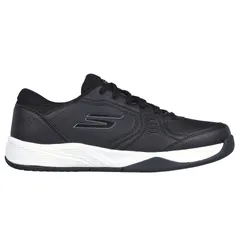 Giày Pickleball Skechers Men's Viper Court Smash - Giày Tennis Đen Trắng Cho Nam - Đệm êm Ultra Flight, Đế Cao Su Đàn Hồi