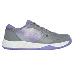 Giày Pickleball Nữ Skechers Viper Court Smash Màu Xám Tím - Giày Tennis Thể Thao Chống Trượt, Thoáng Khí, Kiểu Dáng Năng Động