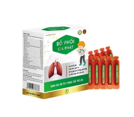 Siro Bổ Phổi Gia Phát cho Trẻ Từ 6 Tháng Tuổi - Hỗ Trợ Giảm Ho, Tiêu Đờm, Dạng Siro Dễ Uống, Thiên Nhiên, An Toàn
