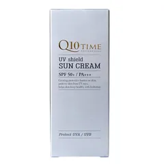 Kem Chống Nắng Sáng Da Q10 Time UV Shield SPF 50 - Dưỡng Trắng, Ngăn Ngừa Tia UV, Phù Hợp Với Da Nhạy Cảm 50ml