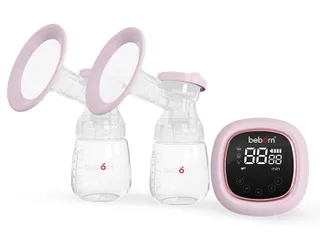 Máy Hút Sữa Điện Đôi Beborn BP01 - Thiết Kế Hiện Đại, 3 Chế Độ Massage, Hút Sữa Với Lực Hút Mạnh 270mmHg, Pin Sạc 2000mAh