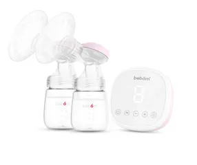 Máy Hút Sữa Điện Đôi Beborn Latteo 5 BP06TG - Tiện Lợi, Hiện Đại Với Pin Sạc, 3 Chế Độ Hút Cho Mẹ Bỉm Sữa Ở Mọi Nơi
