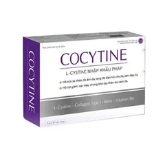 Viên Uống Cấp Ẩm, Giảm Mụn Da Cocytine - Hỗ Trợ Dưỡng Ẩm, Tăng Tính Đàn Hồi, Giúp Da Sáng Mịn, Khỏe Đẹp, Hộp 30 Viên