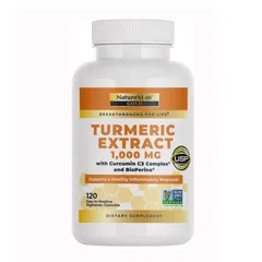 Viên uống tinh chất nghệ Nature's Lab Turmeric Curcumin C3 1000mg - Hỗ trợ tiêu hóa, kháng viêm, tăng sức đề kháng, chống oxy hóa, đẹp da.