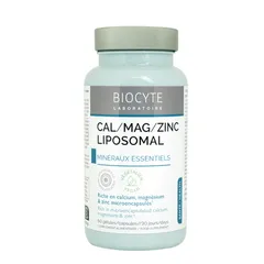 Viên uống Biocyte Cal/Mag/Zinc Liposomal - Bổ sung Canxi, Magie, Kẽm hỗ trợ sức khỏe xương và cơ thể khỏe mạnh - 60 viên