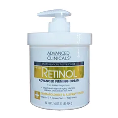 (Hàng nhập khẩu) Kem Retinol Advanced Clinicals Firming 454g - Dưỡng ẩm, Trẻ hóa da, Mờ nếp nhăn, Da mặt và body, Hỗ trợ sáng mịn da