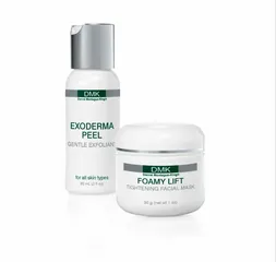 Bộ Peel và Mặt Nạ Làm Sạch Da DMK Foamy Lift Masque & Exoderma Peel - Giúp Da Sáng Mịn, Kháng Viêm, Phù Hợp Mọi Loại Da