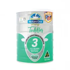 Sữa dê Nature One Dairy Goat 3 cho bé từ 1-3 tuổi - Dinh dưỡng cao cấp, hỗ trợ tiêu hóa và miễn dịch, hộp 800g.