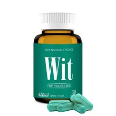Viên uống hỗ trợ mắt Wit For Your Eyes - Bổ mắt từ thiên nhiên, tăng cường thị lực, bảo vệ mắt, hộp 30 viên cho người trên 12 tuổi