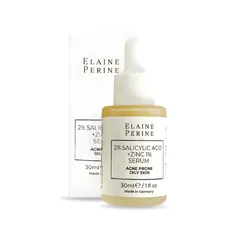 Serum Elaine Perine 2% Salicylic Acid + 1% Zinc - Hỗ Trợ Giảm Mụn, Kiềm Dầu, Làm Sạch Sâu Lỗ Chân Lông, Dành Cho Da Dầu Mụn 30ml
