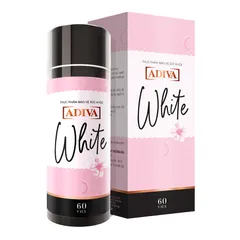 Viên Uống Trắng Da ADIVA White 60 Viên - Hỗ Trợ Làm Sáng Da, Chống Oxy Hóa, Giảm Thâm, Mờ Tàn Nhang, Cải Thiện Làn Da Khỏe Đẹp