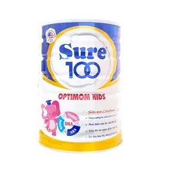 Sữa Bột Sure 100 Optimom Kids - Dinh Dưỡng Hoàn Hảo Cho Trẻ Sơ Sinh Từ 0-12 Tháng, Bổ Sung DHA, Canxi, Tăng Cường Đề Kháng