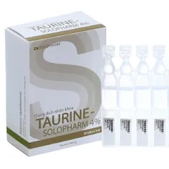 Dung dịch nhỏ mắt Taurine Solopharm hộp 20 ống