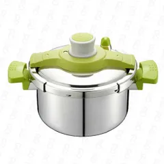 Nồi Áp Suất Inox 3 Lớp PoongNyun VTPC-22C 4.5L - Bếp Gas Từ Hồng Ngoại - Công Nghệ U-Clad, One Touch Thông Minh