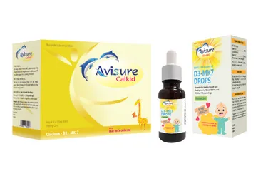 Combo Bổ Sung Canxi Tăng Chiều Cao Cho Bé Avisure Calkid và D3MK7 - Hỗ Trợ Phát Triển Vượt Trội, Xương Răng Chắc Khỏe Từ 2 Tuổi