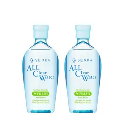 Bộ 2 Nước Tẩy Trang Micellar Senka A.L.L Clear Water Fresh 230ml - Dạng Lỏng Làm Sạch Da Dầu, Giảm Mụn, Nhật Bản